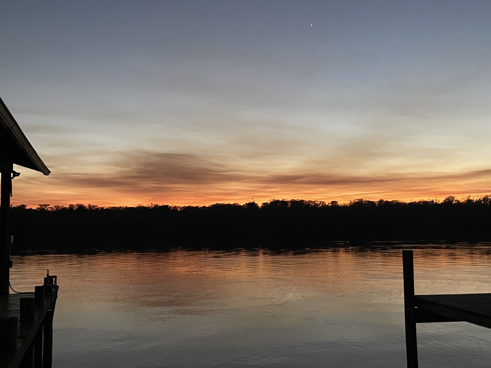 Sunset over the St. Johns River