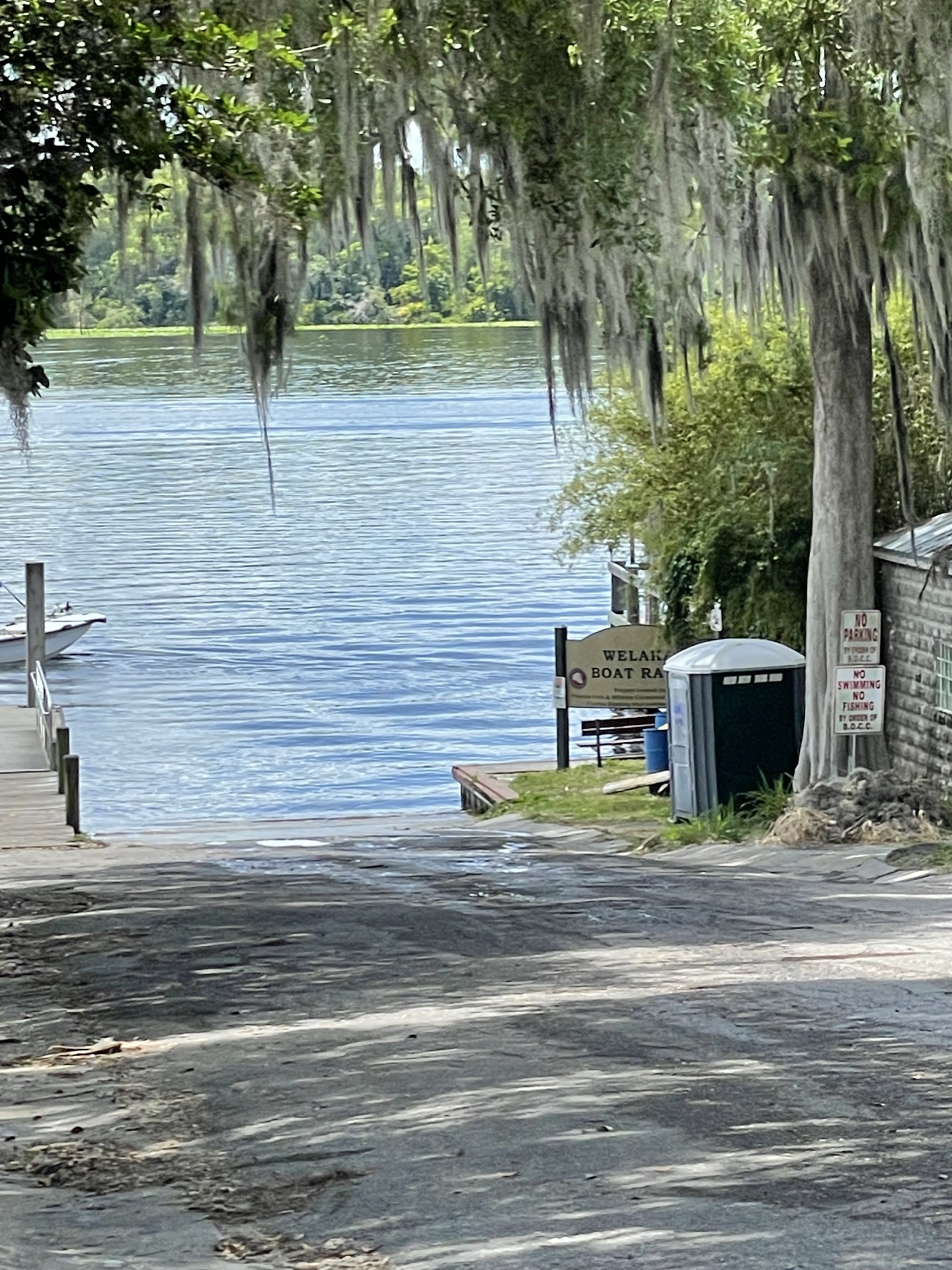 Welaka boat ramp on the St. Johns River